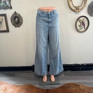 Everlane The Summer Wide Leg Jean Light Wash High Rise Size 29